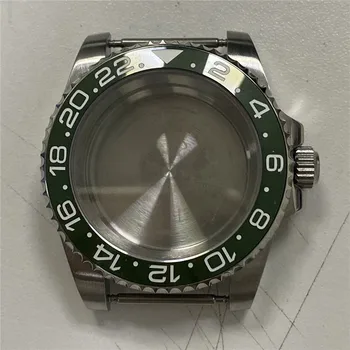 Корпус часа от неръждаема стомана, синтетичен сапфир огледало за NH35, NH36, механичен часовников механизъм, Инструменти за ремонт, Аксесоари