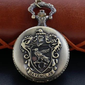 Новата икона на бронзовата Гълъб кварцови часовници джобни ретро Модерен чар Сребърна чанта, ключодържател часовник колие Окачване с веригата подарък