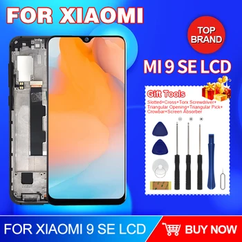 Висококачествен 5,97 Инчов За Xiaomi Mi 9 SE LCD сензорен дисплей, Дигитайзер, Mi 9 SE M1903F2G В Събирането На Xiaomi 9 SE, Дисплей С Рамка
