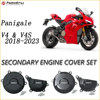 За DUCATI Panigale V4 и V4 S 2018 2019 2020 2021 2022 Капака на двигателя на мотоциклет, защитен комплект за капака на Съединителя, аксесоари