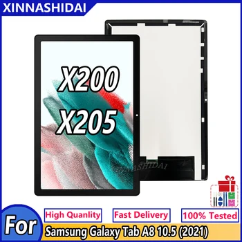 10,5-инчов LCD-дисплей За Samsung Galaxy Tab A8 10,5 2021 SM-X200 X205 X205C LCD сензорен Екран Дигитайзер, Тъчпад в събирането на