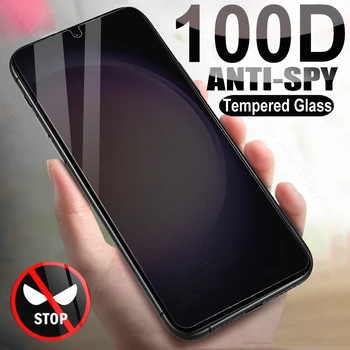 100D Изогнутое Защитно Закалено Стъкло За Samsung Galaxy S23 S 23 Plus S23 + S23Plus 5G 23S Антишпионская Защитно Фолио за Екрана на HD