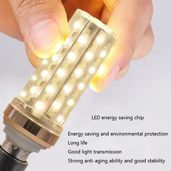 E27 LED Plum Corn Light led лампа SMD2835 12 W 16 W царевичен лампа 60 80 led ac 220 Полилей-свещ LED Light Дома и декоративна лампа
