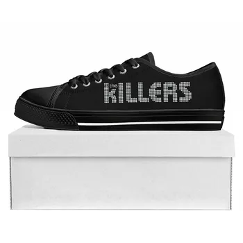 The Killers Rock Band Ниски висококачествени маратонки мъжки, дамски и юношеските парусиновые маратонки и Ежедневни обувки за двойки по поръчка