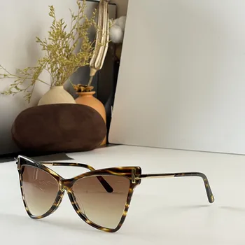 Марка Tom TF0767 Класически Квадратни поляризирани слънчеви очила с Висококачествена Ацетатная рамки Слънчеви очила Дамски Слънчеви очила за шофиране на открито