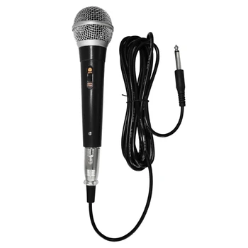 Ръчен професионален кабелна динамичен микрофон Clear Voice Mic за изпълнение на вокална музика, караоке