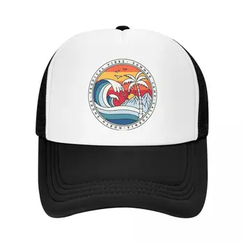 Персонални бейзболна шапка за Калифорнийския плаж, сърф, спортни мъжки дамски регулируема лятна шапка за сърфиране, пролетни шапки възстановяване на предишното положение