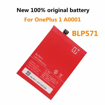 Нова Оригинална Батерия One Plus 3100mAh BLP571 За Смарт мобилен телефон Oneplus 1 A0001, Оригинална Литиево-полимерни батерии 1+