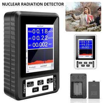 Детектор за ядрена радиация, брояч на Гайгер, множество зареждане чрез USB, машина за висока точност дозиметър, Компактно персонално дозирующее устройство