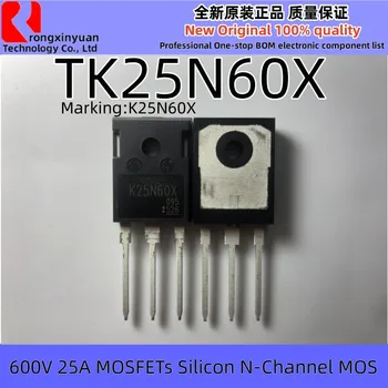 5 бр. TK25N60X K25N60X TK25N60 K25N60 25N60 600 25A TO-247 N-Канален MOSFET транзистор Оригинален Нов 100% качество