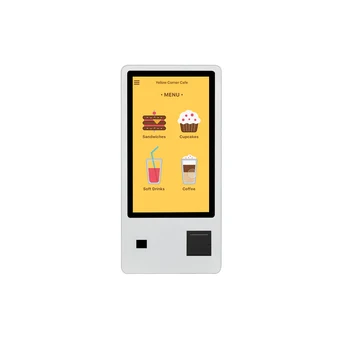 Плащане машина Genevison POS система, сензорен киоск на самообслужване с оборудване за поръчка на Android за търговия на дребно, вериги за бързо хранене