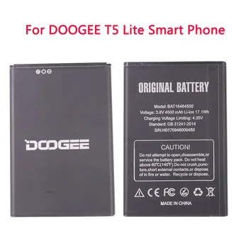 DOOGEE T5 4500 mah Взаимозаменяеми Батерия За смартфон DOOGEE T5 Lite BAT16464500 100% Оригинална Литиево-йонна Батерия