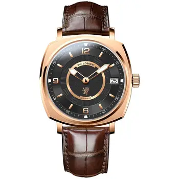 Луксозни мъжки часовник LOBINNI, мъжки автоматичен часовник, модни водоустойчив механични ръчни часовници, швейцарски часовници, сапфирен огледало