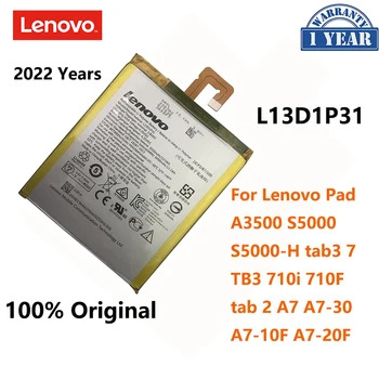 Оригинален 100% Нова Батерия L13D1P31 За Lenovo Pad A3500 S5000 S5000-H tab 3 7 TB3 710i 710F tab2 A7 A7-30 A7-10Е A7-20F Bateria