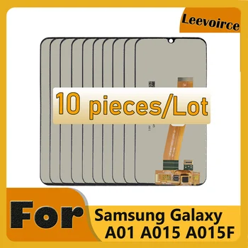 10 бр./лот За Samsung Galaxy А01 A015 A015F A015G A015DS SM-A015F/DS LCD дисплей с сензорен екран Дигитайзер в събирането на Замяна