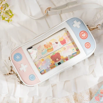 За Nintendo OLED Switch чанта за съхранение на анимационни игри чанта-месинджър Пътни чанти конзола за игрова конзола Nintendo Switch Аксесоари