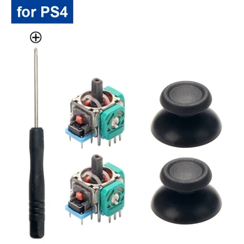 10 бр., 3D аналогов модул сензор за джойстик, потенциометър, джойстик за Sony PlayStation 4 PS4 Pro, резервни части за ремонт на контролера