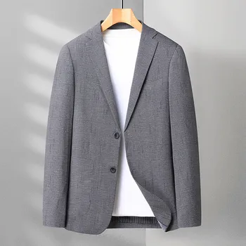 2023, мъжко бизнес палто от висок клас, подходящ красив тренд, корейската версия, приталенное сватбена рокля, всекидневни бутиков яке