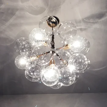 Висящи лампи Nordic LED Bubble Окачен лампа за ресторант, дневен тракт, креативен модерен минималистичен интериор под формата на топка, окачена лампа за спални