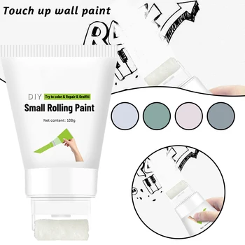 Боядисване на стени с малка Подвижна четка, Бързосъхнеща Боя за покриване на стени на баня