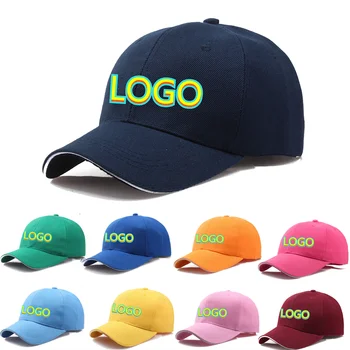 Обичай Лого, Шапки 17 цветове, Мъжки памучни обикновена шапка за татко, Регулируеми Слънчеви очила, Дамски Ежедневни солнцезащитная шапка Унисекс