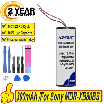 Най-добрата марка, 100% Нова батерия 300 ма LIS1630HNPC за Sony MDR-XB80BS MDR-XB70BT, Батерии за Bluetooth-слушалки