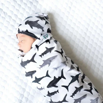 Детско пеленальное одеяло с дължина 12 м, цвете пеленальное Одеало за бебета, Одеало за малки момичета и момчета, което получава одеало, Детски Пеленальная шапчица 2 бр.