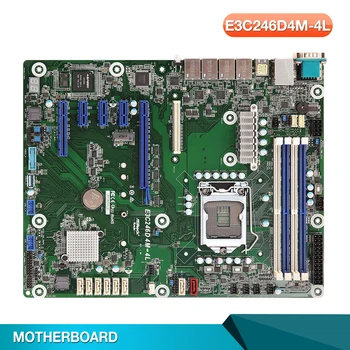Сървърна дънна Платка E3C246D4M-4L За ASRock Rack LGA1151 Поддръжка на DDR4 E-2100/E-2200 Добро Качество