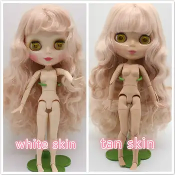 Кукла Blyth с гол тяло и розови коса fashion doll factory кукла 1008