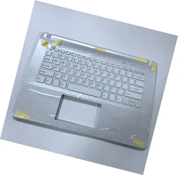 Новата американска бяла клавиатура за Sony SVF14215SC SVF14217CX SVF14217SC SVF14218CX SVF1421ACX Акцент за ръце, без тъчпад без подсветка