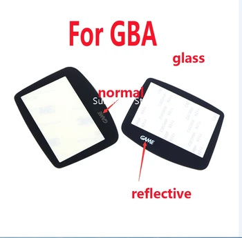 20pcs Черен стъклен экранный обектив за GBA Screen Glass Обектив за Gameboy Advance Цветен протектор на обектива с адгезивной светоотражающей букви