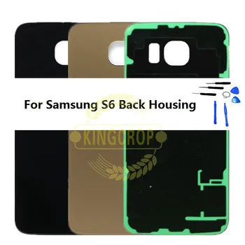 За Samsung S6 Замяна на капака на корпуса, делото на отделението за батерията на Samsung Galaxy S6 G920 G920A G920F, защитно покритие за задната част