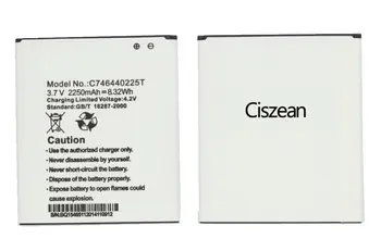 Ciszean 5x3,7 В 2250 mah Сменяеми Литиево-йонна батерия C746440225T За BLU STUDIO 5,5 батерии D610 D610A