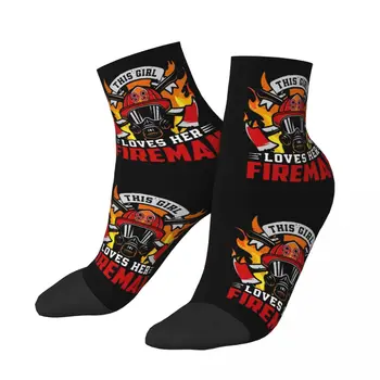 Чорапи до глезена Frauen Пожарникар Sam Hero Мъжки и дамски летни чорапи Harajuku