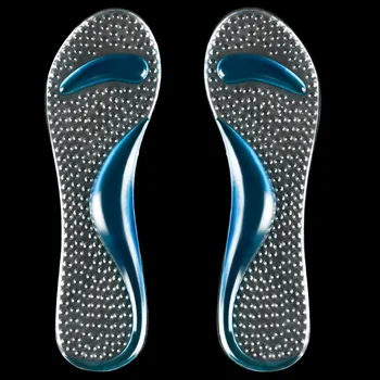 Дамски силиконови гел стелки с супинатором, Ортопедическое плоскостъпие, предотвращающее образование какавиди за крака, обувки на високи токчета, Амортизирующая мъжки нескользящая хастар