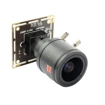 USB-камера с ниска осветление 0.01 Lux 1080P Sony IMX322 H. 264 30 кадъра в секунда с обектив M12 2.8-12 мм, поддържа модул камера mini USB с IR-масивна дърворезба