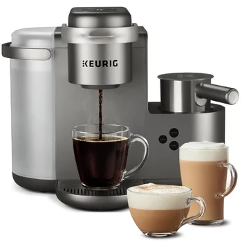 Keurig K-Cafe Special Edition за Еднократна употреба tea K-Cup за приготвяне на кафе в капсули, кафе лате и капучино, никел