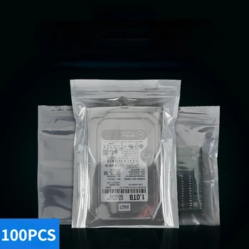 100 бр. Антистатични самоуплотняющиеся опаковане, опаковки, защитни пакети за електронно оборудване, видео карти, ram, cpu, GPU, чанта за съхранение