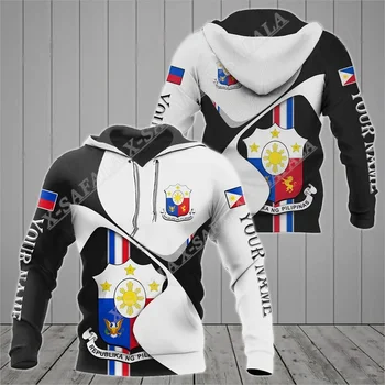 Силен герб на Филипините, 3D принт, hoody с цип, мъжки пуловер, hoody с качулка, Джърси, спортно облекло, връхни дрехи, палто Всекидневното