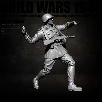 МОДЕЛ YUFAN 1/35 Комплекти модели на Войник от смола, безцветен и самосборная фигурка YFWW-2186
