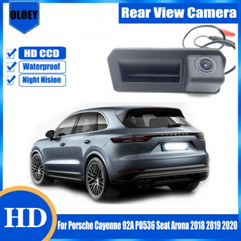 HD камера за задно виждане за Porsche Cayenne 92A PO536 Seat Arona 2018 2019 2020 Водоустойчив резерв парковочная Камера за задно виждане нощно Виждане