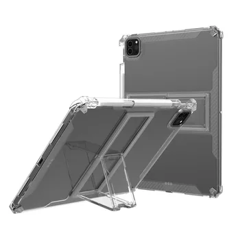 Шкаф с 4 въздушни Възглавници Funda За iPad Pro 12,9 6-то Поколение 2022 Калъф-стойка за Моливи Калъф За iPad Pro 12,9 2020 2021 2018 Делото от TPU 2018