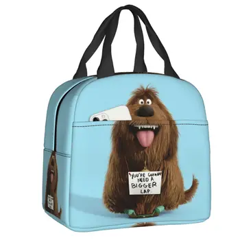 Честит Newfoundland Dog Изолирано чанта за обяд за жени, Фланец охладител с аниме-мультфильмом, Термална Кутия за обяд, Офис работа, Училище