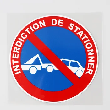 Автомобилни стикери с предупредителен знак 