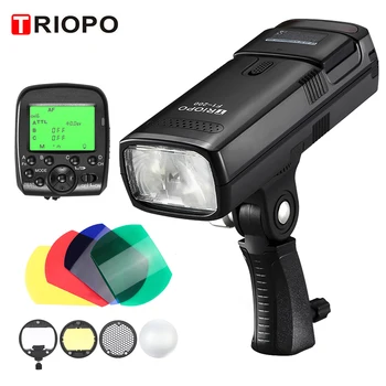 TRIOPO F1-200 2,4 G Безжична TTL светкавица за външно осветление TRIOPO G1 Trigger 200Ws с батерия за фотоапарат Nikon Canon