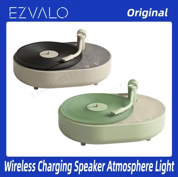 EZVALO Ароматерапия Bluetooth високоговорител с водоустойчиви осветление Спалня Многофункционален нощна светлина, Лампа за сън ретро подарък за рожден ден
