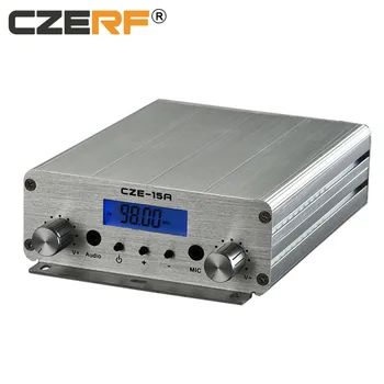 Безжична аудиоусилитель CZE-15A мощност от 2 W/15 W, преносим излъчване на FM предавателя, оборудване за радиостанции