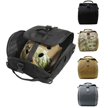 Чанта за тактически шлем Еърсофт Fast MICH, чанта за каска, маска, чанта за носене, военни улични каски за стрелба с Molle, чанта за съхранение