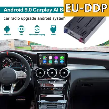 Актуализация на радио Carplay Ai Smart Box Android За Mercedes Benz GLC 2018-2020 Автомобилен Мултимедиен Плейър Tv Box Apple Carplay Autoradio