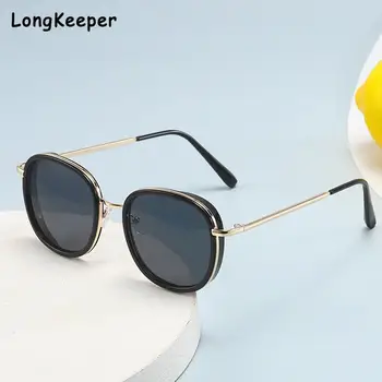Нови Кръгли очила Розови Сладки детски слънчеви очила 2021 UV400 за момчета, красиви детски слънчеви очила с голям размер за момичета, детски слънчеви очила